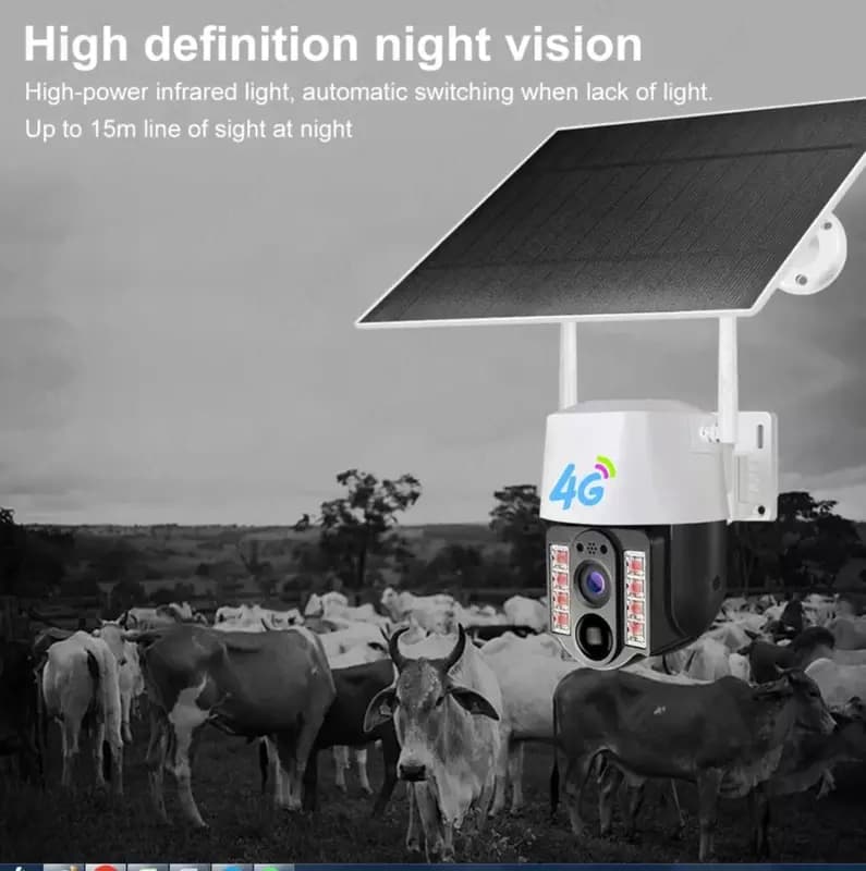 Солнечная камера 4G PTZ 360 — 2