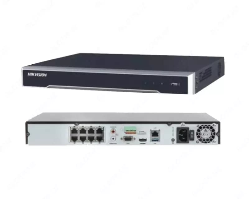 8-канальный 1U 4K NVR DS-7608NI-Q2 — 3