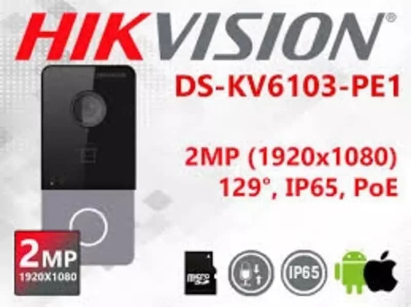 IP вызывная панель DS-KV6113-PE1 — 4