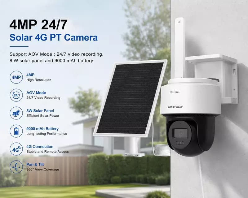 Камера с солнечной панелью DS-2CFSP4/4G 2.8mm — 1