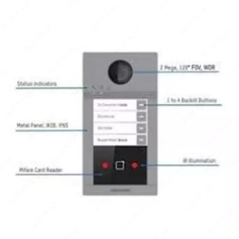 Металлическая дверная станция DS-KV8113-WME1 — 6