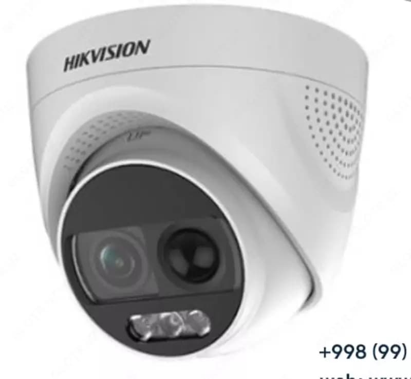 Камера с фиксированной турелью ”Hikvision” DS-2CE72DF0T-F Full time ColorVu — 2