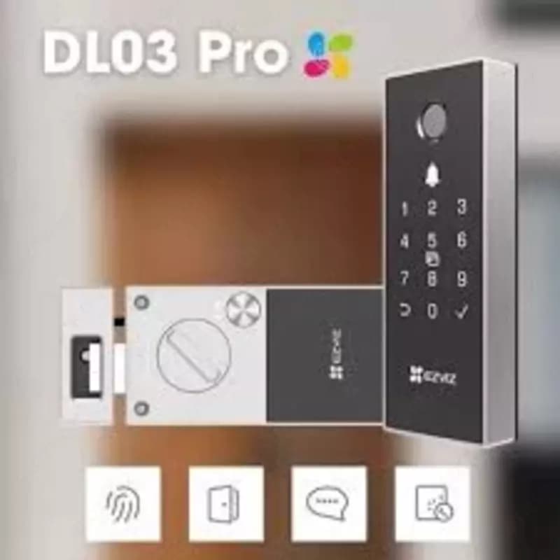 Биометрический, электронный Wi-Fi дверной замок EZVIZ CS-DL03 pro — 4