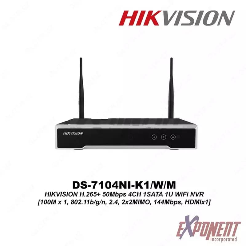 Видеорегистратор Hikvision DS-7104NI-K1/W/M - 4 MP — 3