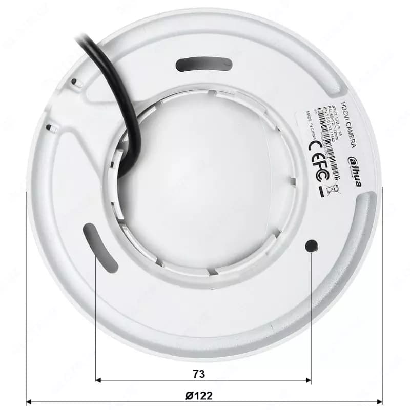 Купольная HDCVI камера Dahua DH-HAC-HDW2221RP-Z для видеонаблюдения — 2