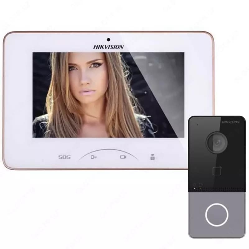 IP-видеодомофон 7″ ”Hikvision DS-KH8301-WTE + DS-KV6103-PE1” (Wi-Fi) — 1