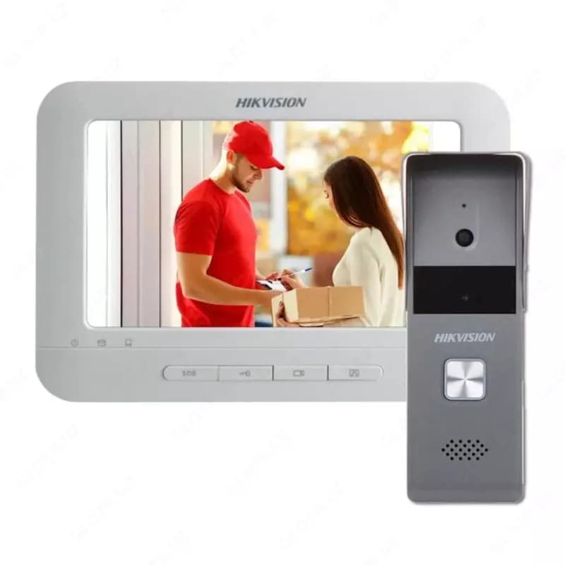 Комплект HD Видеодомофона 7″ ”Hikvision DS‐KIS205T” — 1