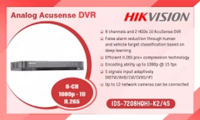 Видеокамера iDS-7208HQHI-K2/4S — 2