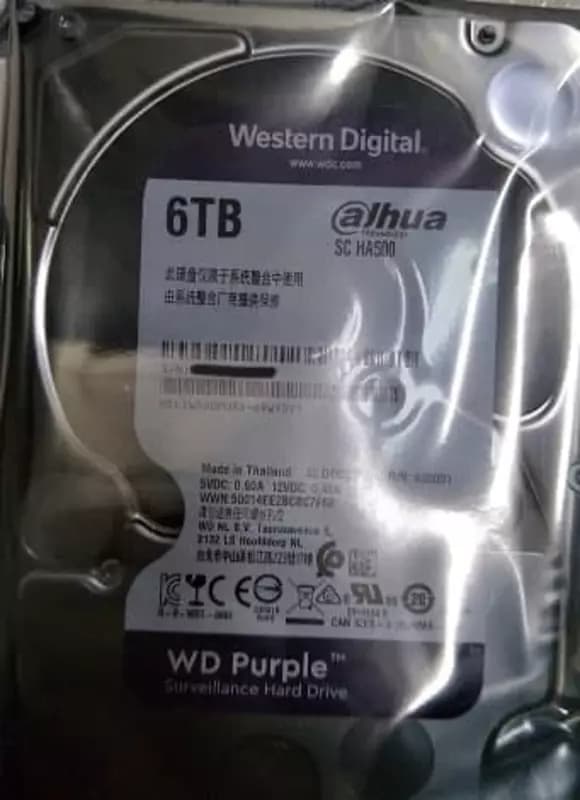 Диск для видеонаблюдения DAHUA WD - Purple - HDD - 6Tb (Оригинал) — 1