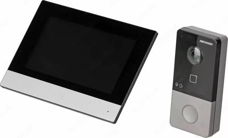 IP-видеодомофон Hikvision DS-KIS603-P (комплект: внутренняя станция + дверная панель) — 2