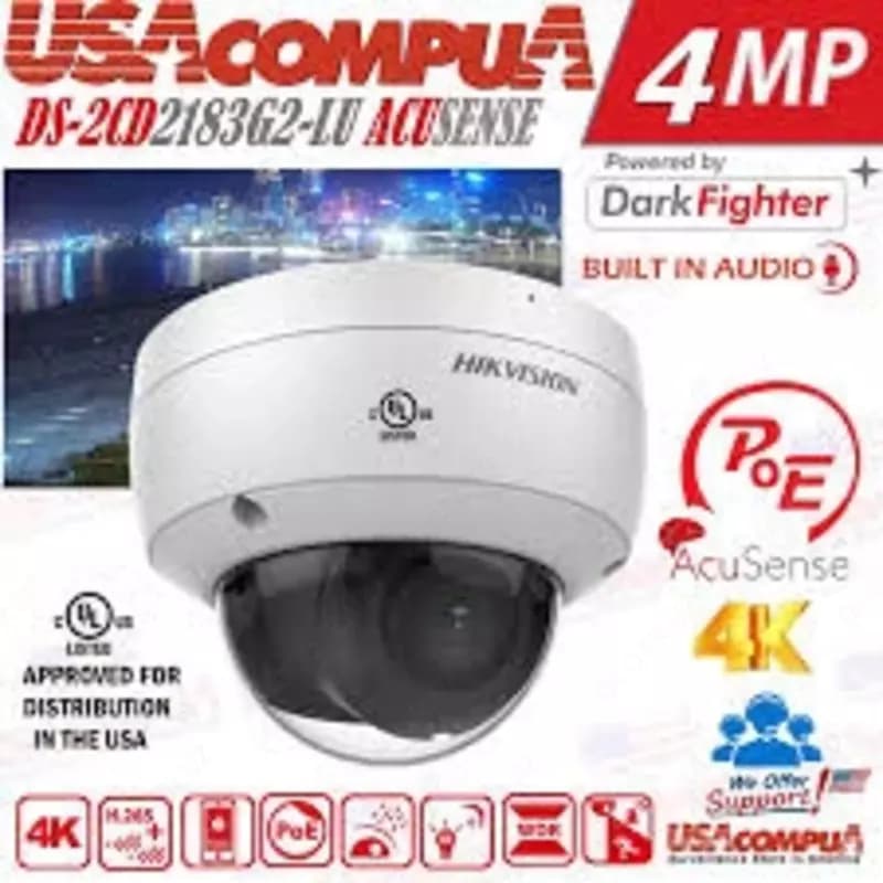 Видеокамера Hikvision DS-2CD2183G2-IU(4K)-AcuSense — 3