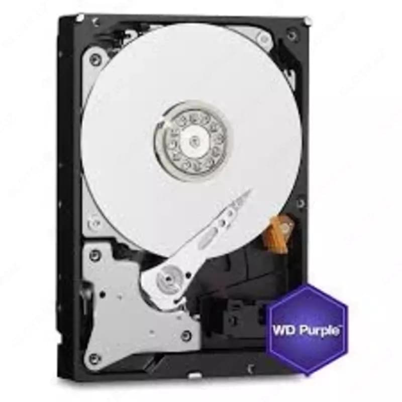 HDD WD - Purple - (Фиолетовый) - HDD - Диск - 1 Tb для видеонаблюдения - HIKVISION - ( RES ) — 4