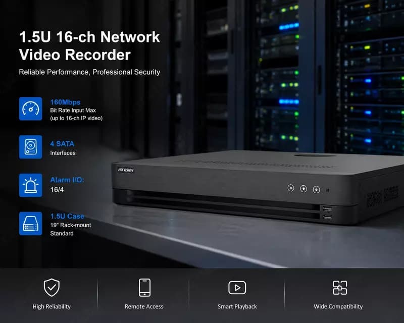 Сетевой видеорегистратор DS-7716NI-Q4(STD) — 1