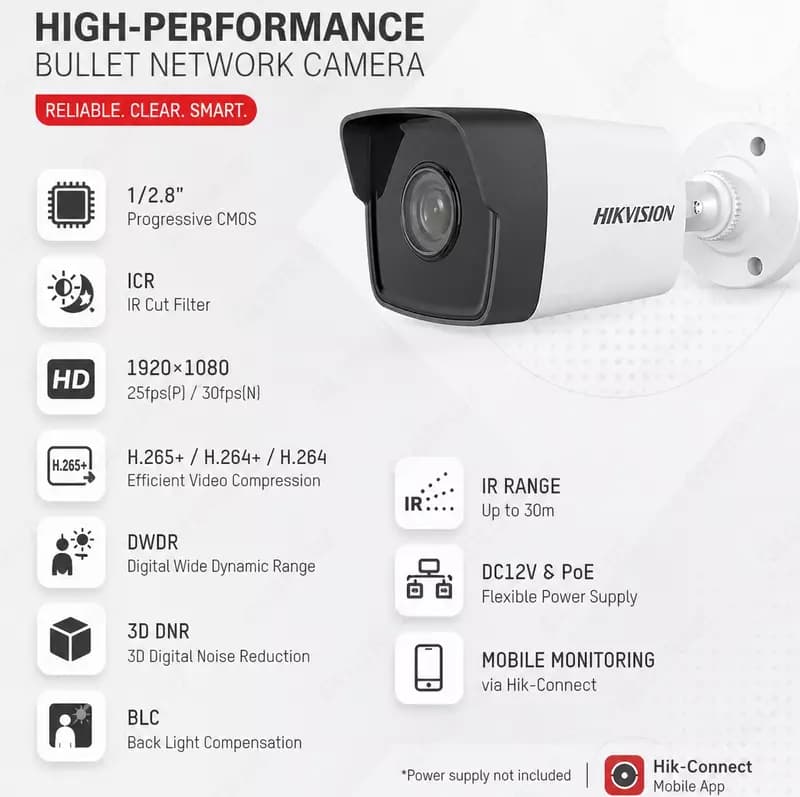 IP камера DS-2CD1023G0E-I(2.8mm)(C)(O-STD) — 1
