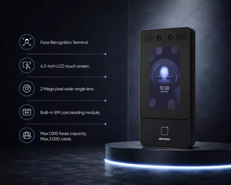 Терминал контроля доступа DS-K1T342EX(O-STD) — 1