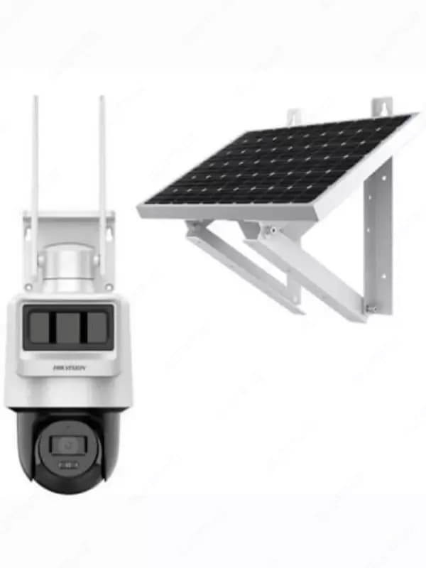 Наружная автономная 4G PT IP-камера 4 Мп на солнечной батарее DS-2DE2C400IWG-K/4G/C05S10 — 1