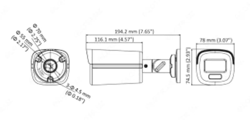 Камера DS-2CE12DF0T-F(2.8mm) — 4