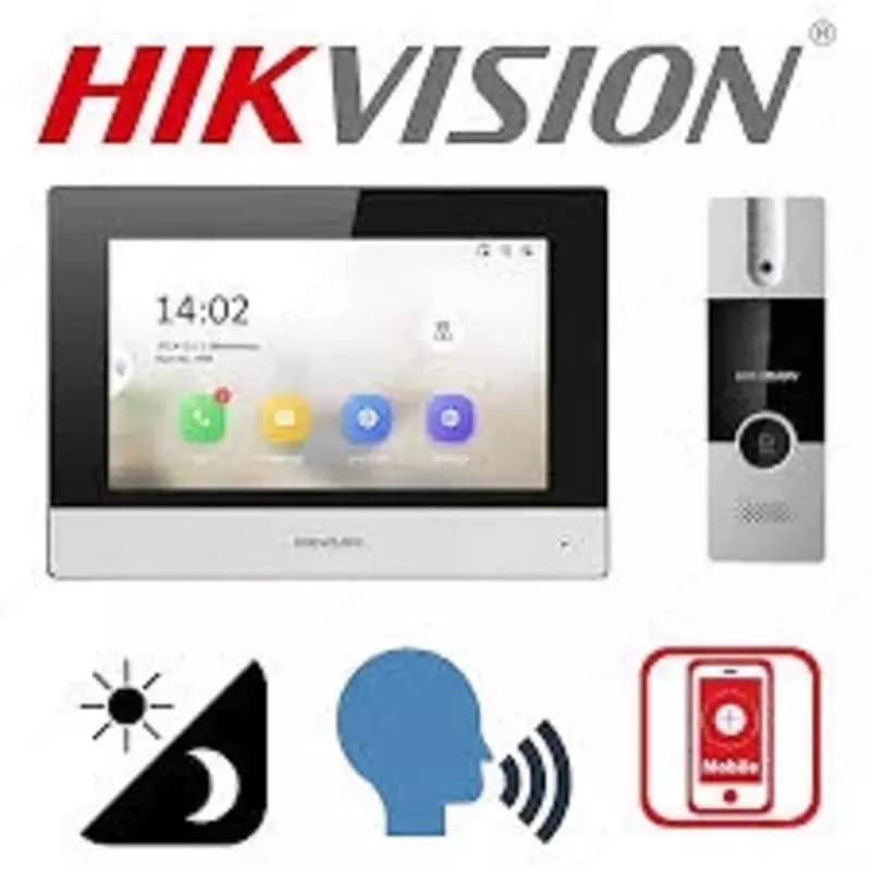 Комплект гибридного домофона DS-KIS302-P — 4