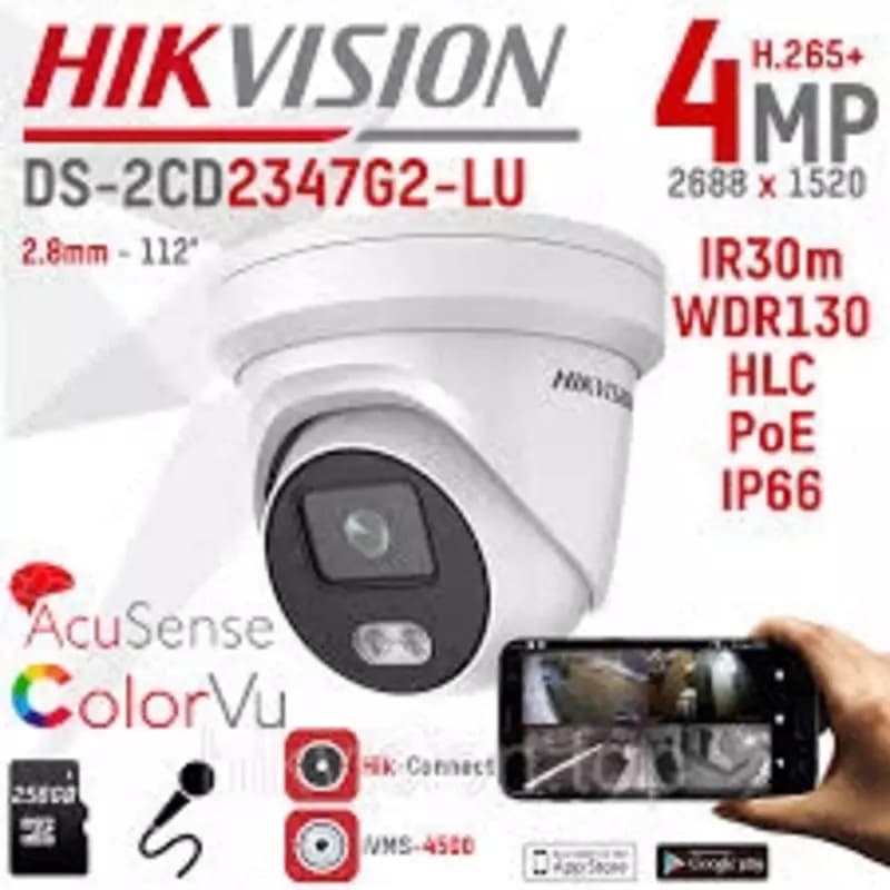 Камера Hikvision DS-2CD2347G2-LU - Color Vu — 4