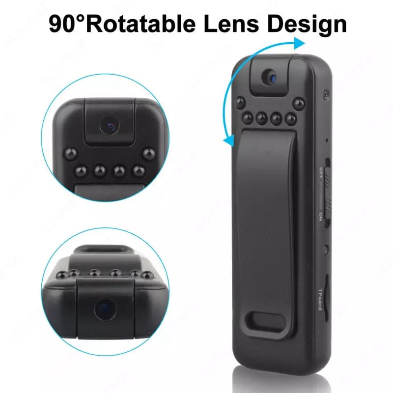 Мини боди камера Full HD с ночным*видением. 8mpx mini / bodi kamera body — 3