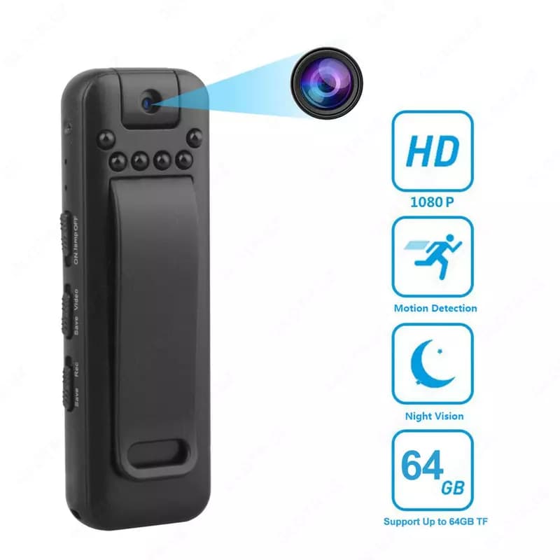 Мини боди камера Full HD с ночным*видением. 8mpx mini / bodi kamera body — 4