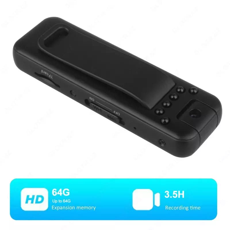 Мини боди камера Full HD с ночным*видением. 8mpx mini / bodi kamera body — 5