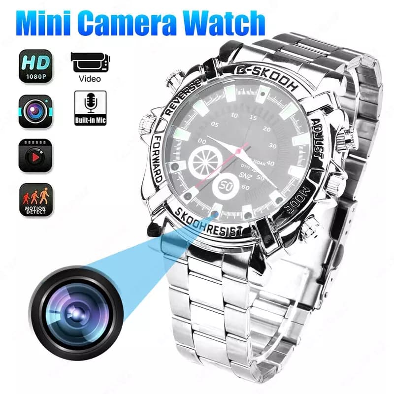 Наручные Часы с Камерой ночного видения FULL HD 1080p 32GB SOAT KAMERA mini kamera — 2