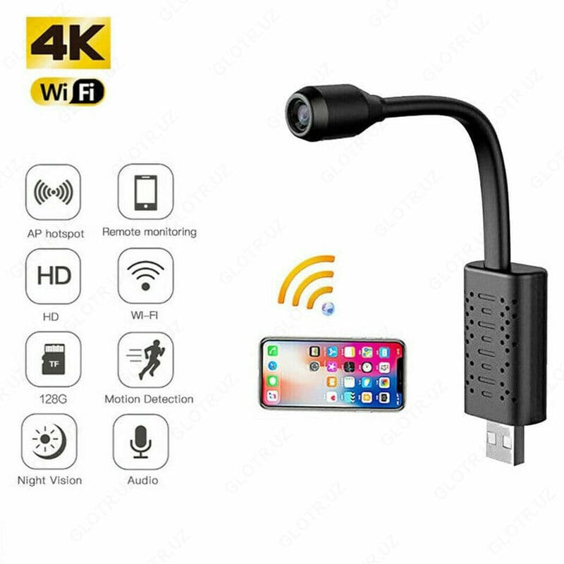 WiFi IP мини камера видеорегистратор- Видеонаблюдения через телефон mini kamera — 1