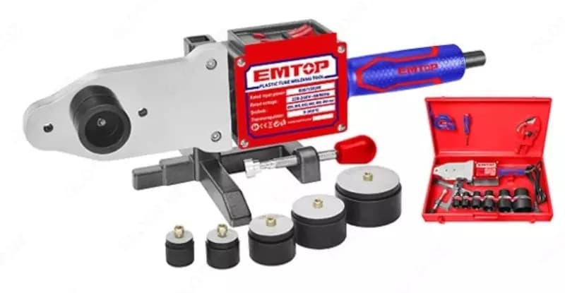 Паяльник для сварки пластиковых труб EMTOP EPTW15001 — 1
