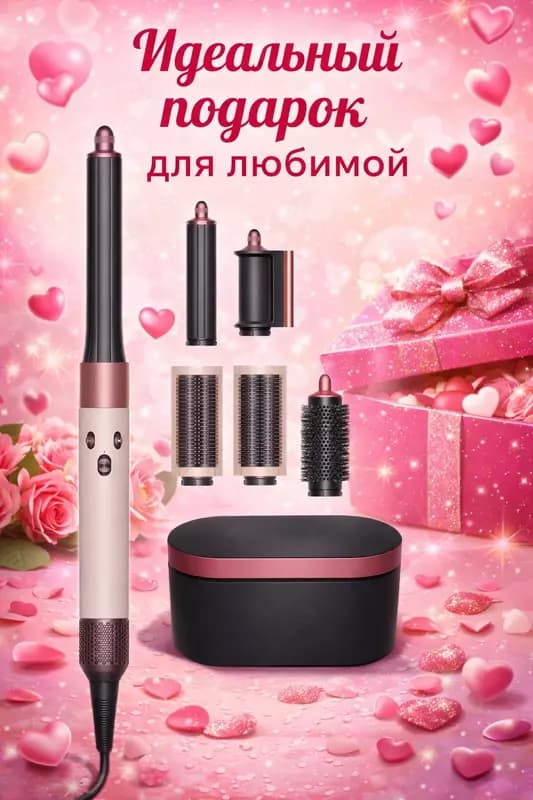 DYSON Фен стайлер 6в1 мультистайлер с насадками и сумкой — 3