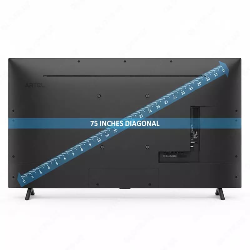 Телевизор TV Artel A75MQ9700 (Тёмно-серый) — 3