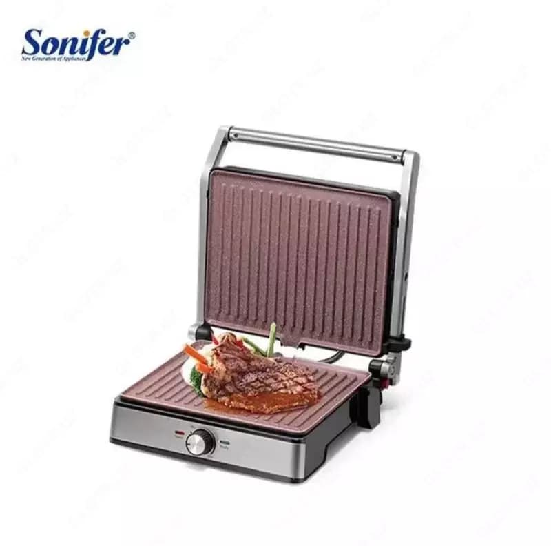 Тостер - гриль ”SONIFER” SF 6145, 2000W (Стальной/черный) — 2