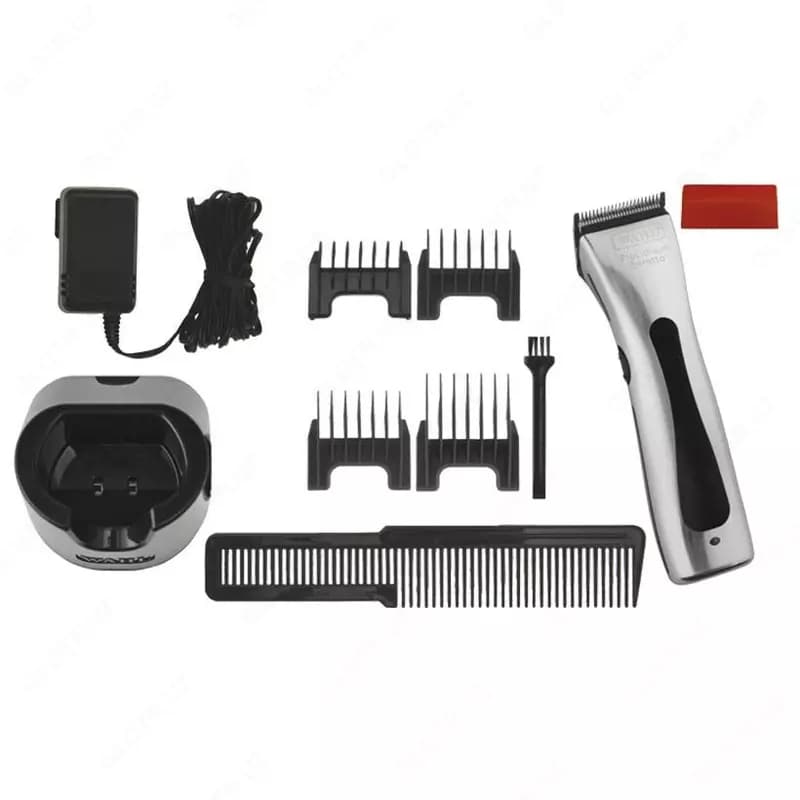 Машинка для стрижки волос Wahl Beretto 4212-0470 Silver (беспроводная, с роторным двигателем) — 2