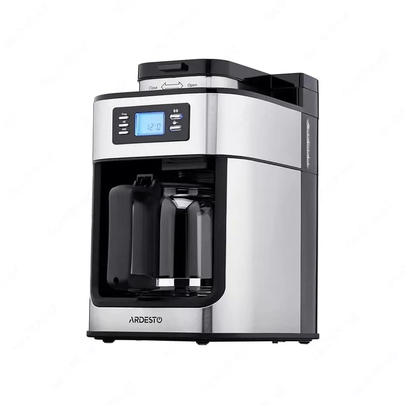 Кофеварка Ardesto YCM-D1200 - капельная/ 1.2 л/ дисплей/ встр. кофемолка — 2