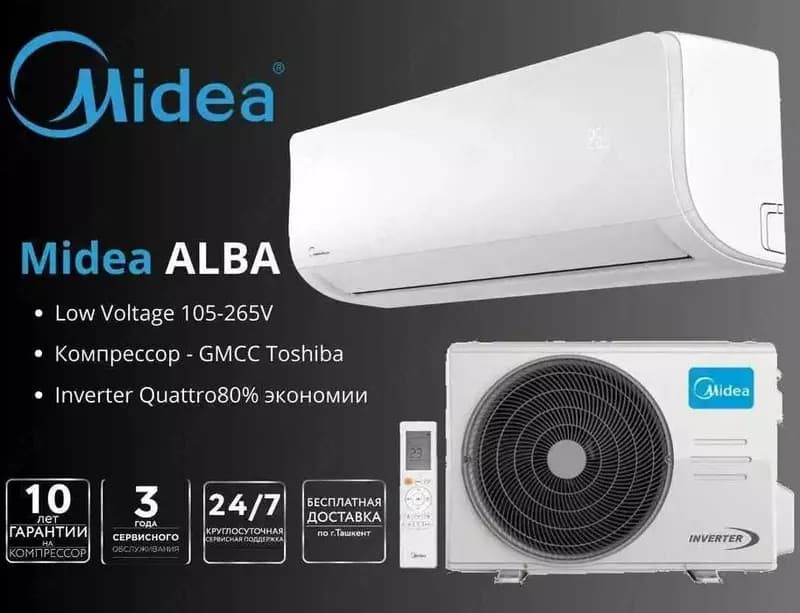 Кондиционер MiDEA ALBA INVERTOR — 4
