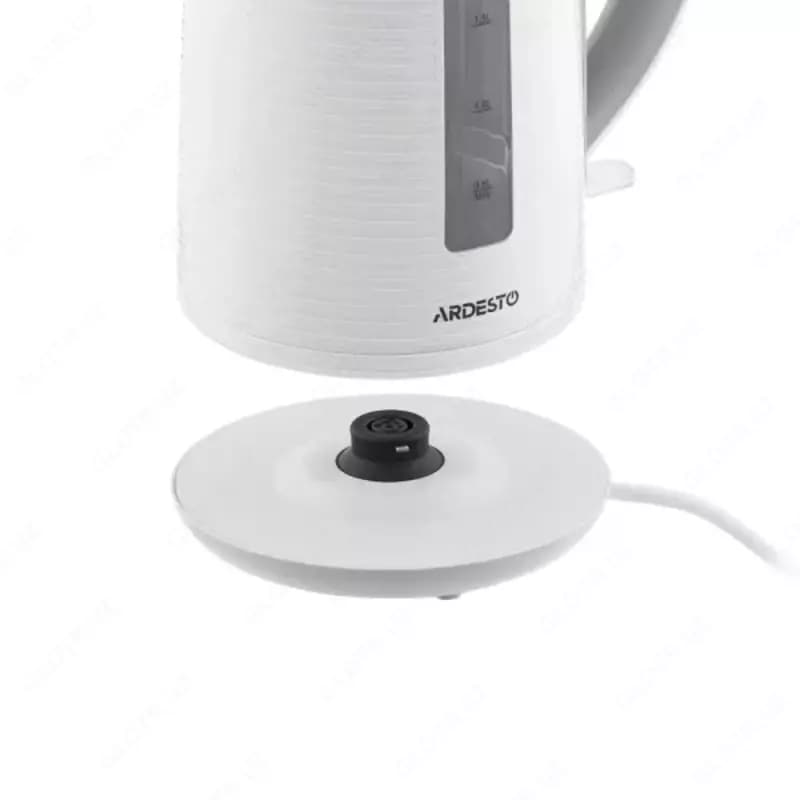 Электрочайник Ardesto EKL-F17WG 1.7л/2150Вт/strix контроль/цвет белый + серый, — 2