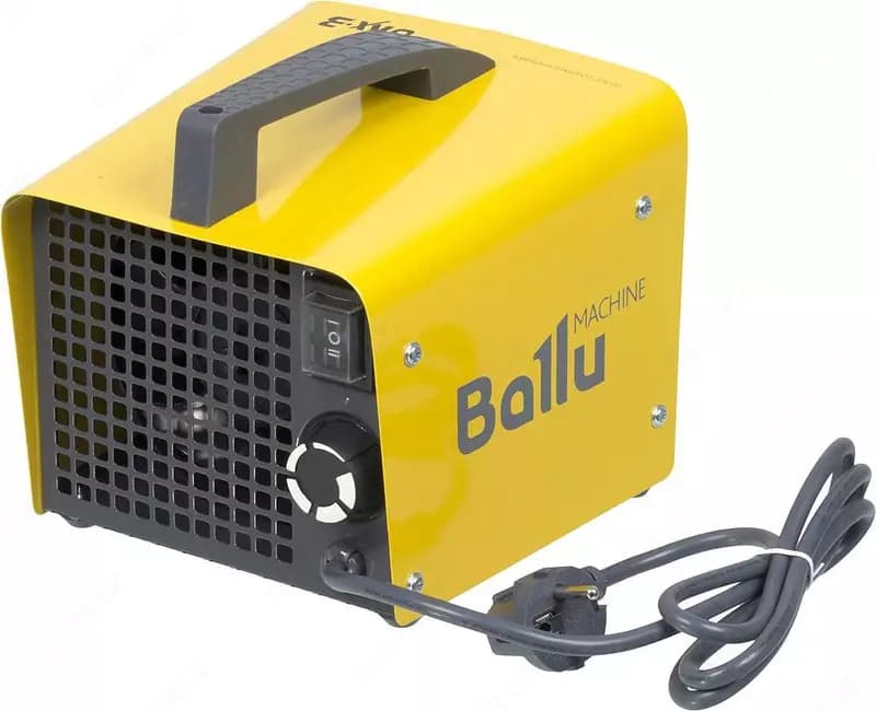 Тепловая пушка (обогреватель) ”BALLU” BKX-3, 25 м2, 2,2 кВт (Желтая/черная) — 3