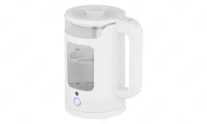 Электрочайник Ardesto EKL-T31GW 1,5л, 1500Вт, стекло+пластик, белый — 2