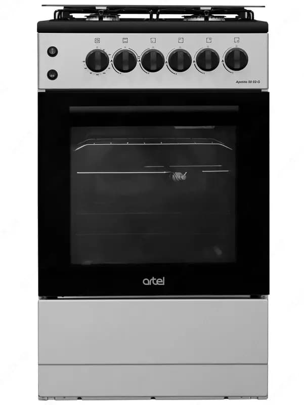 Газовая плита Artel Apetito 50 02-G ГП (Коричневый / белый / серый) — 1