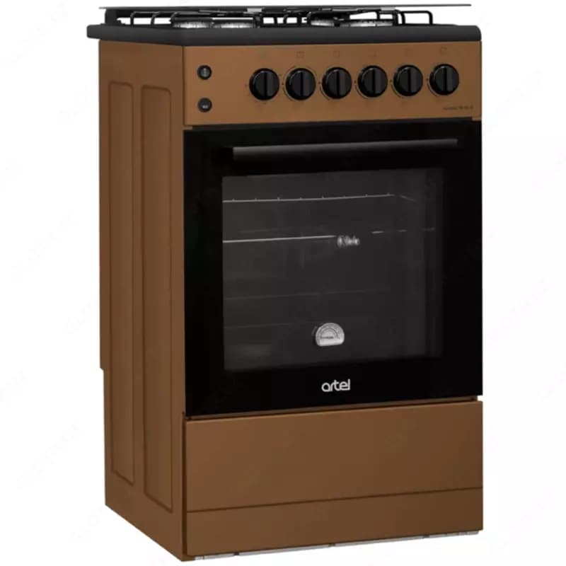 Газовая плита Artel Apetito 50 02-G ГП (Коричневый / белый / серый) — 3