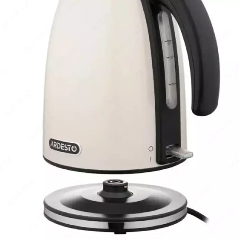 Электрочайник Ardesto EKL-F340BG 1.7л/2150Вт/strix контроль/нерж. сталь/бежевый, — 3