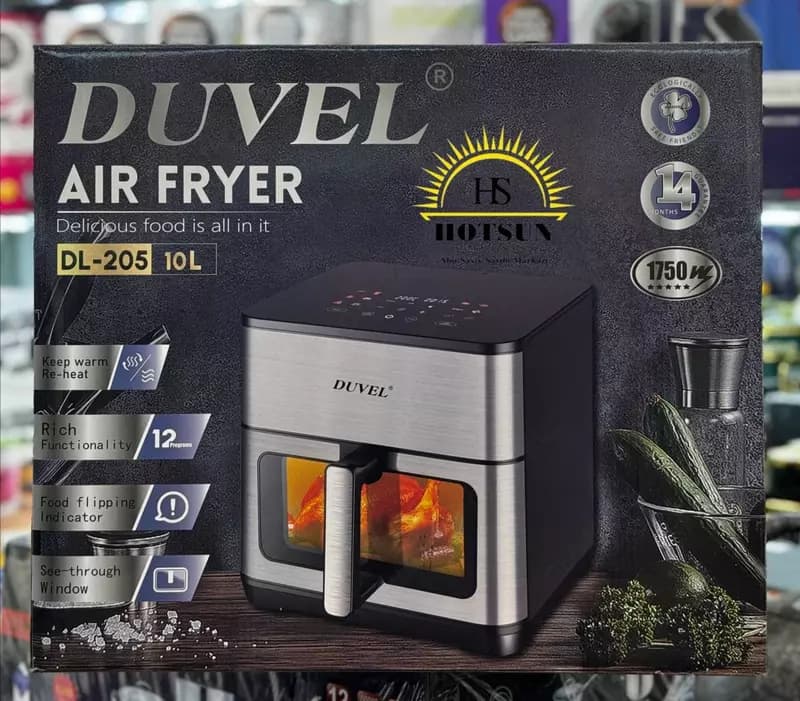 Аэрофритюрница (аэрогриль) ”DUVEL” DL-205, 1750W, 10 л. (Германия) NEW — 2