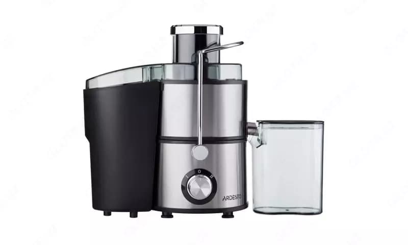 Соковыжималка центробежная Ardesto centrifugal juicer, 1000W, bowl-0.5L, cake-1.5L, plastic/iron, silver-black,JEG-1000 — 2