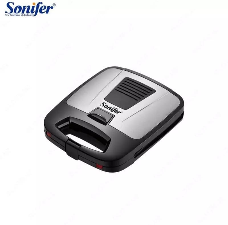 Вафельница 3 в 1 ”SONIFER” SF 6163, 1200W (Стальной/черный) — 4