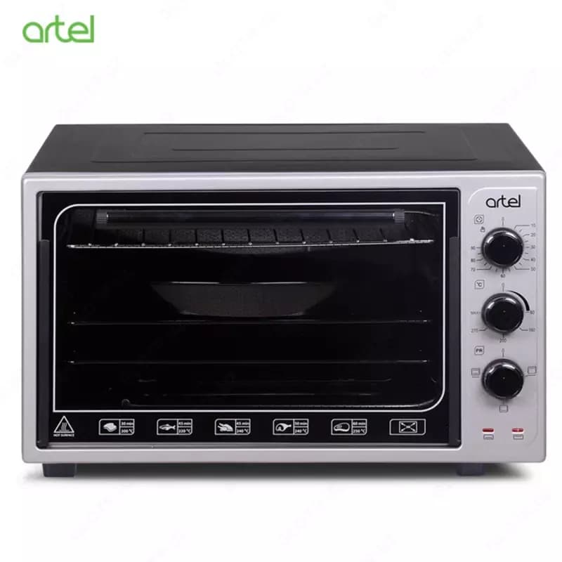 Мини печь Artel ART-MD-3618 V2 Серый/Черный Эконом — 1