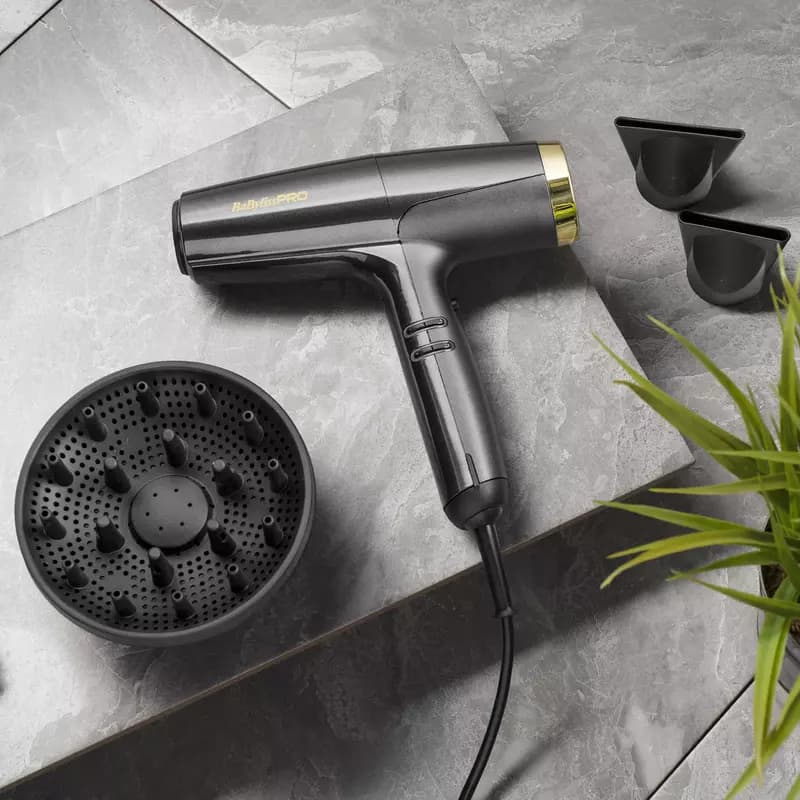 Фен BaByliss PRO Falco Black&Silver BAB8550BE — 1