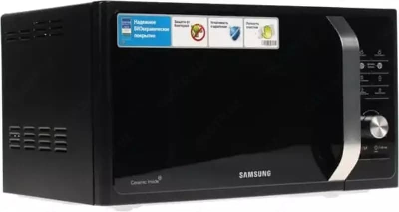 Микроволновая печь ”Samsung MS23F302TAК” (Черная) 23 литра — 2