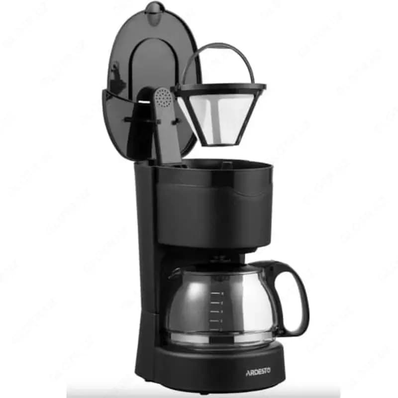 Кофеварка Ardesto coffee maker YCM-D060 drip 0.6l, ground, silver-black — 2