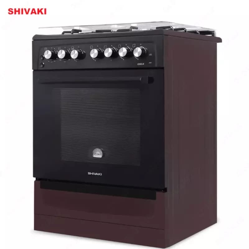 Комбинированная плита Shivaki 6302-K Коричневый — 2