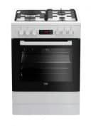 Комбинированная плита ”Beko FSE63330DW Superia” (Белая) 60 х 85 см